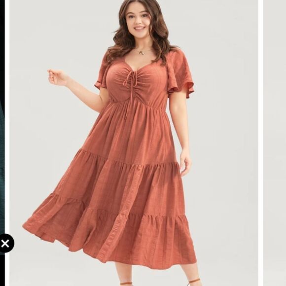 NWT BloomChic ruffle dress 18 /2X - Picture 1 of 9